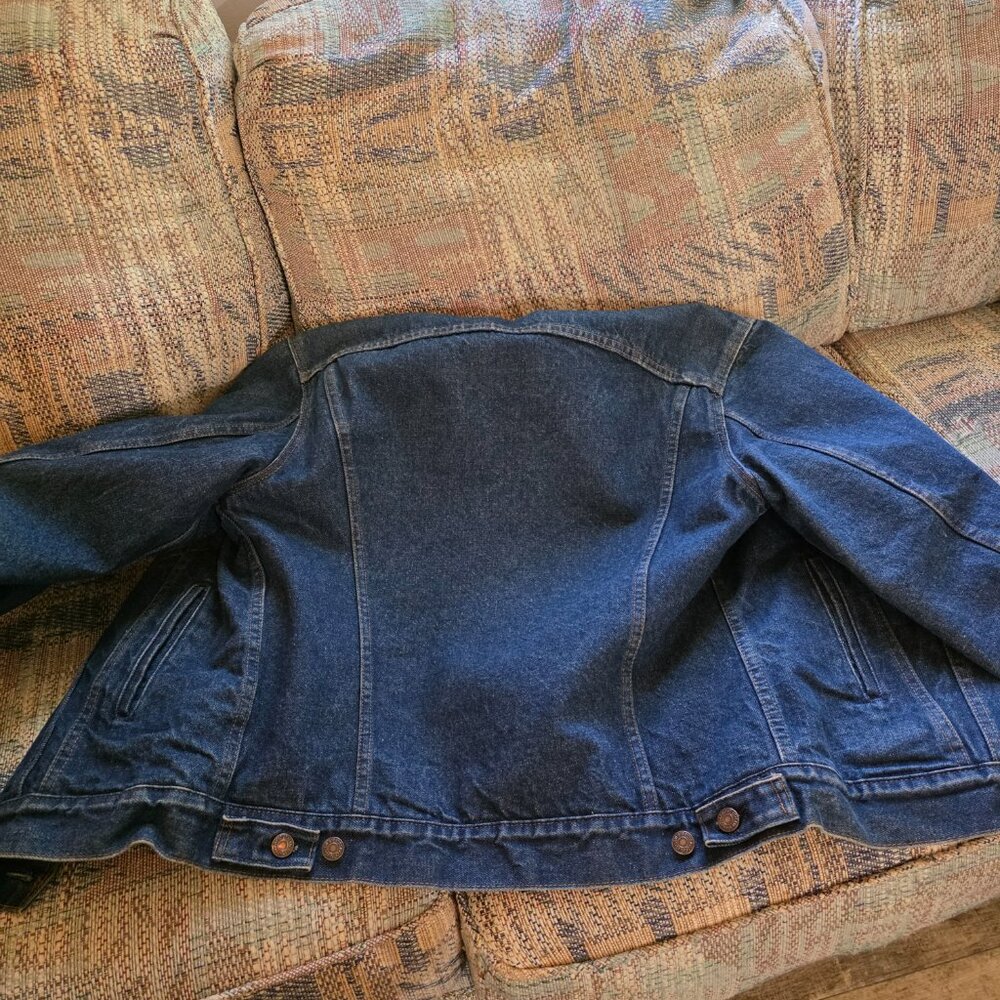 Levi's blanket lined denim jacket men's - Picture 4 of 5